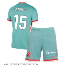 Maillot de football Réplique Atletico Madrid Clement Lenglet #15 Extérieur Enfant 2024-25 Manche Courte (+ Pantalon court)