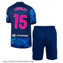 Maillot de football Réplique Atletico Madrid Clement Lenglet #15 Troisième Enfant 2024-25 Manche Courte (+ Pantalon court)