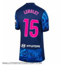 Maillot de football Réplique Atletico Madrid Clement Lenglet #15 Troisième Femme 2024-25 Manche Courte