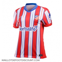 Maillot de football Réplique Atletico Madrid Domicile Femme 2024-25 Manche Courte