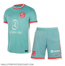 Maillot de football Réplique Atletico Madrid Extérieur Enfant 2024-25 Manche Courte (+ Pantalon court)