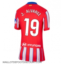 Maillot de football Réplique Atletico Madrid Julian Alvarez #19 Domicile Femme 2024-25 Manche Courte