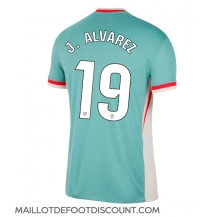 Maillot de football Réplique Atletico Madrid Julian Alvarez #19 Extérieur 2024-25 Manche Courte