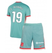 Maillot de football Réplique Atletico Madrid Julian Alvarez #19 Extérieur Enfant 2024-25 Manche Courte (+ Pantalon court)