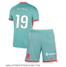 Maillot de football Réplique Atletico Madrid Julian Alvarez #19 Extérieur Enfant 2024-25 Manche Courte (+ Pantalon court)