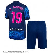 Maillot de football Réplique Atletico Madrid Julian Alvarez #19 Troisième Enfant 2024-25 Manche Courte (+ Pantalon court)