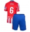 Maillot de football Réplique Atletico Madrid Koke #6 Domicile Enfant 2024-25 Manche Courte (+ Pantalon court)