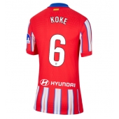 Maillot de football Réplique Atletico Madrid Koke #6 Domicile Femme 2024-25 Manche Courte