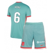 Maillot de football Réplique Atletico Madrid Koke #6 Extérieur Enfant 2024-25 Manche Courte (+ Pantalon court)