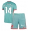 Maillot de football Réplique Atletico Madrid Marcos Llorente #14 Extérieur Enfant 2024-25 Manche Courte (+ Pantalon court)