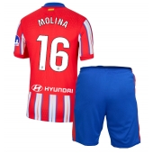 Maillot de football Réplique Atletico Madrid Nahuel Molina #16 Domicile Enfant 2024-25 Manche Courte (+ Pantalon court)