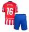 Maillot de football Réplique Atletico Madrid Nahuel Molina #16 Domicile Enfant 2024-25 Manche Courte (+ Pantalon court)