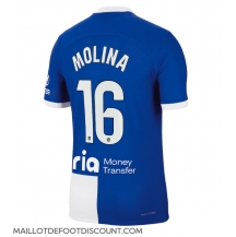 Maillot de football Réplique Atletico Madrid Nahuel Molina #16 Extérieur 2023-24 Manche Courte