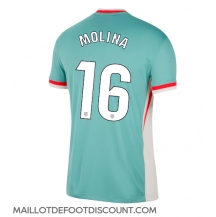 Maillot de football Réplique Atletico Madrid Nahuel Molina #16 Extérieur 2024-25 Manche Courte