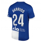 Maillot de football Réplique Atletico Madrid Pablo Barrios #24 Extérieur 2023-24 Manche Courte