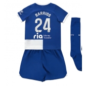 Maillot de football Réplique Atletico Madrid Pablo Barrios #24 Extérieur Enfant 2023-24 Manche Courte (+ Pantalon court)