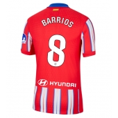 Maillot de football Réplique Atletico Madrid Pablo Barrios #8 Domicile 2024-25 Manche Courte