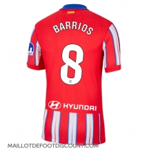 Maillot de football Réplique Atletico Madrid Pablo Barrios #8 Domicile 2024-25 Manche Courte