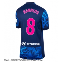 Maillot de football Réplique Atletico Madrid Pablo Barrios #8 Troisième Femme 2024-25 Manche Courte