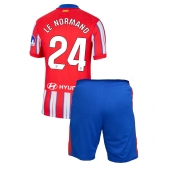 Maillot de football Réplique Atletico Madrid Robin Le Normand #24 Domicile Enfant 2024-25 Manche Courte (+ Pantalon court)