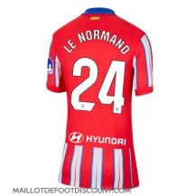 Maillot de football Réplique Atletico Madrid Robin Le Normand #24 Domicile Femme 2024-25 Manche Courte