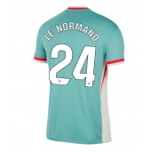 Maillot de football Réplique Atletico Madrid Robin Le Normand #24 Extérieur 2024-25 Manche Courte