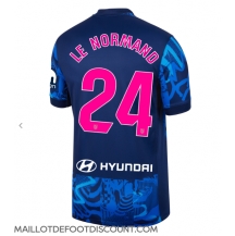 Maillot de football Réplique Atletico Madrid Robin Le Normand #24 Troisième 2024-25 Manche Courte