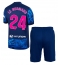 Maillot de football Réplique Atletico Madrid Robin Le Normand #24 Troisième Enfant 2024-25 Manche Courte (+ Pantalon court)