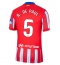 Maillot de football Réplique Atletico Madrid Rodrigo De Paul #5 Domicile 2024-25 Manche Courte