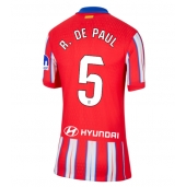 Maillot de football Réplique Atletico Madrid Rodrigo De Paul #5 Domicile Femme 2024-25 Manche Courte