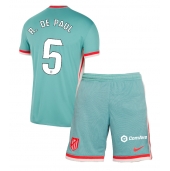 Maillot de football Réplique Atletico Madrid Rodrigo De Paul #5 Extérieur Enfant 2024-25 Manche Courte (+ Pantalon court)