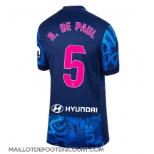 Maillot de football Réplique Atletico Madrid Rodrigo De Paul #5 Troisième Femme 2024-25 Manche Courte