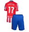 Maillot de football Réplique Atletico Madrid Rodrigo Riquelme #17 Domicile Enfant 2024-25 Manche Courte (+ Pantalon court)