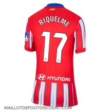 Maillot de football Réplique Atletico Madrid Rodrigo Riquelme #17 Domicile Femme 2024-25 Manche Courte