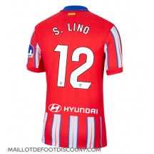 Maillot de football Réplique Atletico Madrid Samuel Lino #12 Domicile 2024-25 Manche Courte