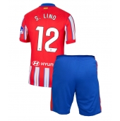 Maillot de football Réplique Atletico Madrid Samuel Lino #12 Domicile Enfant 2024-25 Manche Courte (+ Pantalon court)