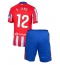 Maillot de football Réplique Atletico Madrid Samuel Lino #12 Domicile Enfant 2024-25 Manche Courte (+ Pantalon court)