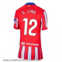 Maillot de football Réplique Atletico Madrid Samuel Lino #12 Domicile Femme 2024-25 Manche Courte