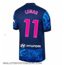 Maillot de football Réplique Atletico Madrid Thomas Lemar #11 Troisième 2024-25 Manche Courte