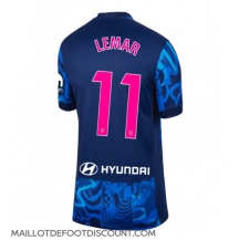 Maillot de football Réplique Atletico Madrid Thomas Lemar #11 Troisième Femme 2024-25 Manche Courte