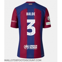 Maillot de football Réplique Barcelona Alejandro Balde #3 Domicile 2023-24 Manche Courte