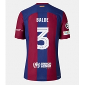 Maillot de football Réplique Barcelona Alejandro Balde #3 Domicile Femme 2023-24 Manche Courte