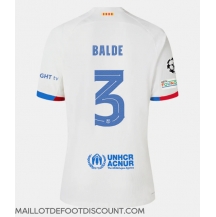 Maillot de football Réplique Barcelona Alejandro Balde #3 Extérieur 2023-24 Manche Courte