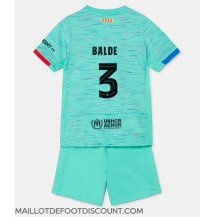 Maillot de football Réplique Barcelona Alejandro Balde #3 Troisième Enfant 2023-24 Manche Courte (+ Pantalon court)