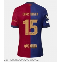 Maillot de football Réplique Barcelona Andreas Christensen #15 Domicile 2024-25 Manche Courte