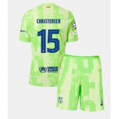 Maillot de football Réplique Barcelona Andreas Christensen #15 Troisième Enfant 2024-25 Manche Courte (+ Pantalon court)