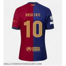 Maillot de football Réplique Barcelona Ansu Fati #10 Domicile 2024-25 Manche Courte