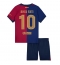 Maillot de football Réplique Barcelona Ansu Fati #10 Domicile Enfant 2024-25 Manche Courte (+ Pantalon court)