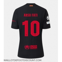 Maillot de football Réplique Barcelona Ansu Fati #10 Extérieur 2024-25 Manche Courte