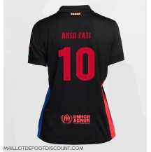 Maillot de football Réplique Barcelona Ansu Fati #10 Extérieur Femme 2024-25 Manche Courte